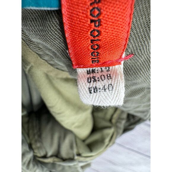 Cartonnier Anthropologie Pleated Pants Women's Size 8 Green - Picture 8 of 12